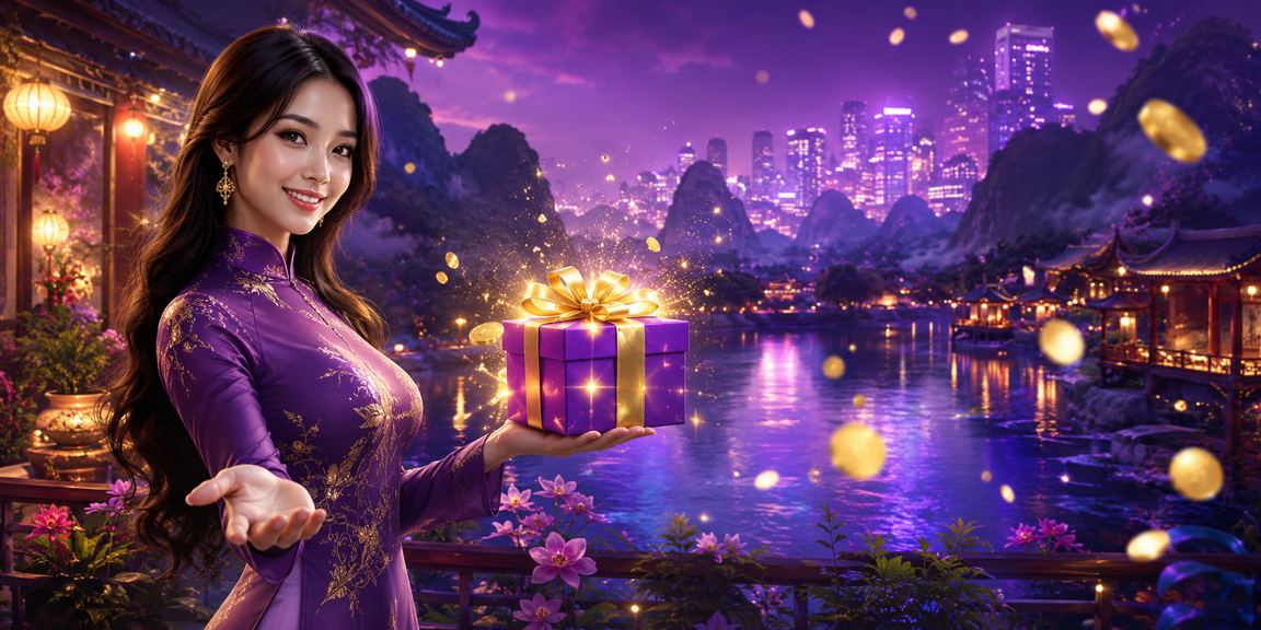 Không khí giải trí casino sôi động ban đêm tại Ninh Bình với ánh đèn neon